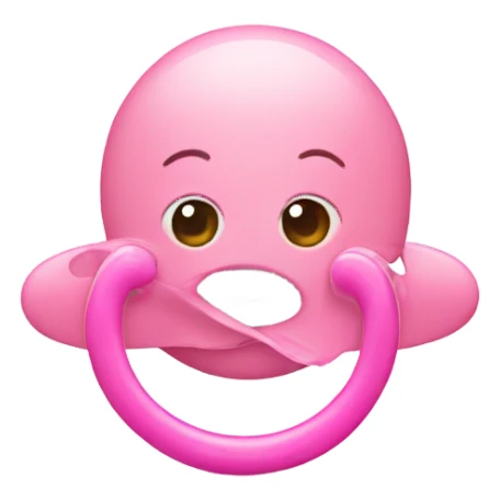 pink pacifier  sticker