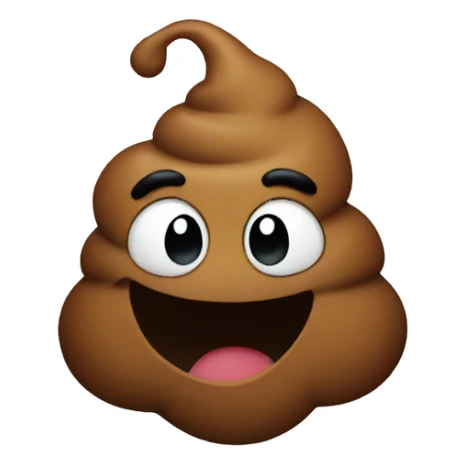 poop happy sticker