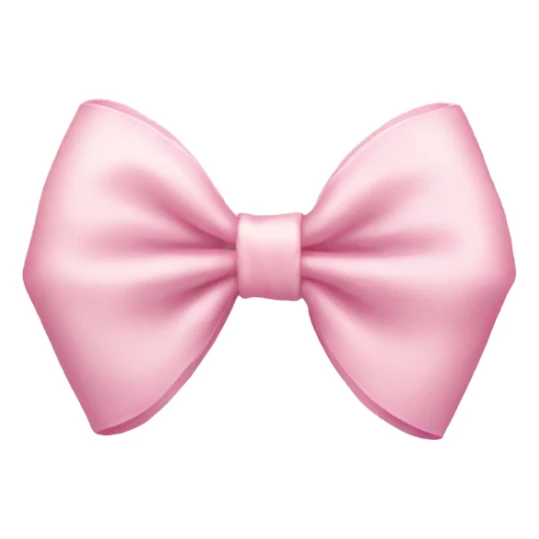 Light pink bow sticker
