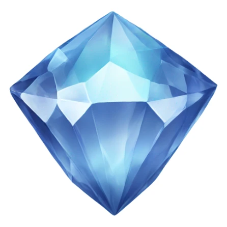 A crystal sticker