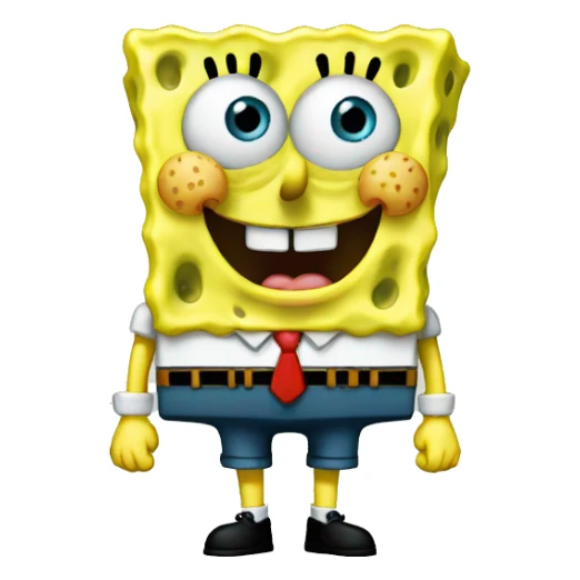 spongebob like an emoji  sticker