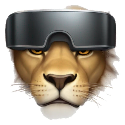 Vr lion sticker