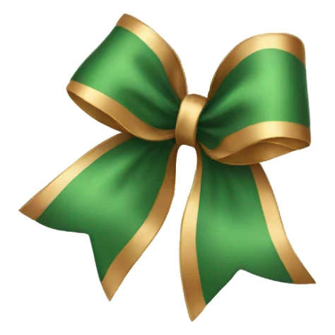 Christmas bow sticker