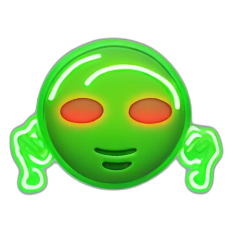 Juicy booty neon sign style man sticker
