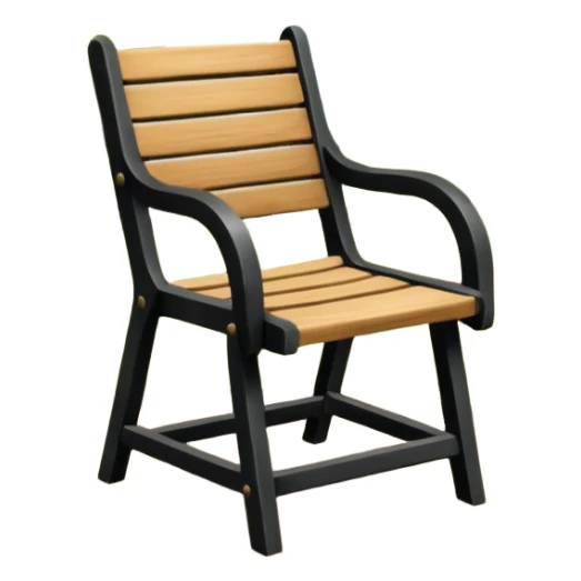 park with chair sticker