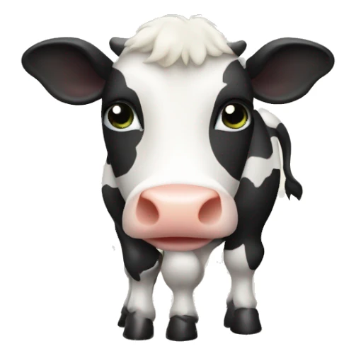 cow with udder sticker
