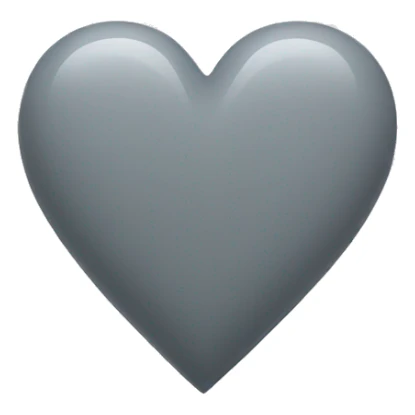 gray heart sticker