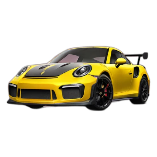 Pikachu on a pink gt3rs sticker