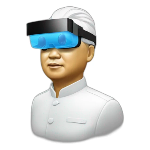 Mao zedong uses VR glass sticker