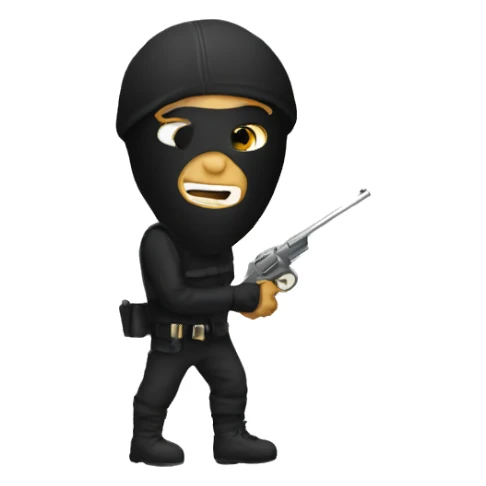 robber sticker