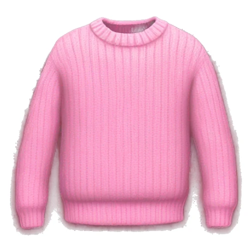 Pink sweater  sticker