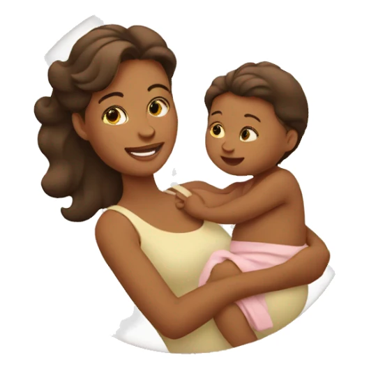 mama and baby sticker