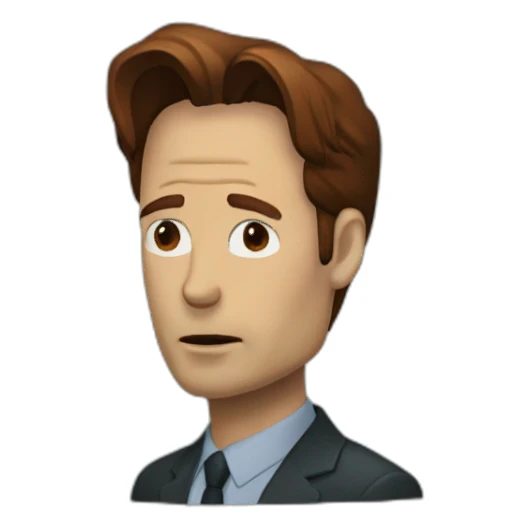 fox mulder x files sticker
