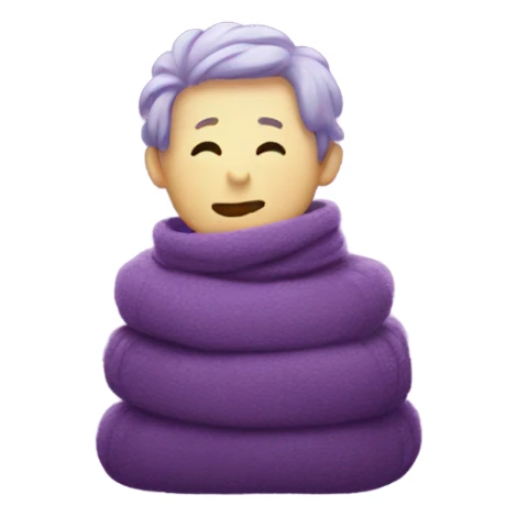 Cozy purple  sticker