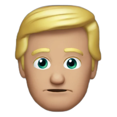 Trump mug shot sticker