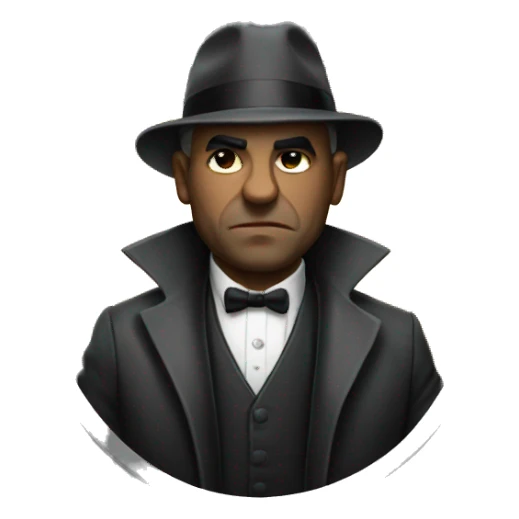 mafia boss new year sticker