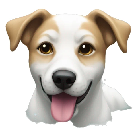 Hund im Wasser sticker