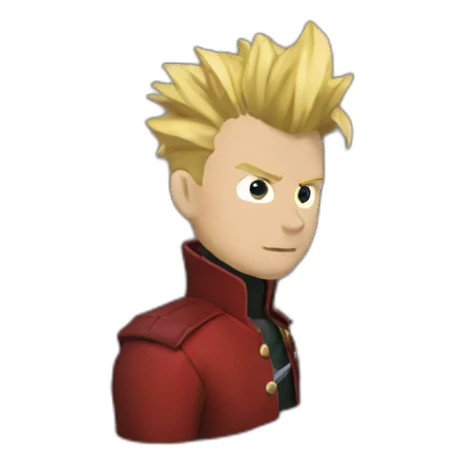 Vash the Stampede (Apple, iOS 17 style) sticker