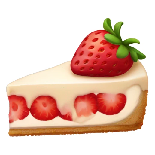 Strawberry cheesecake sticker