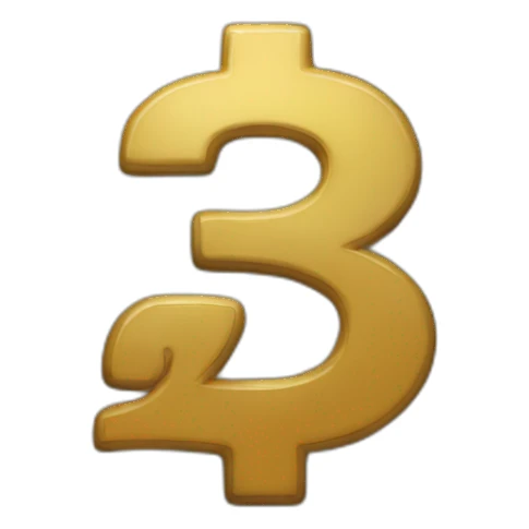 "2B" letters in coin sticker