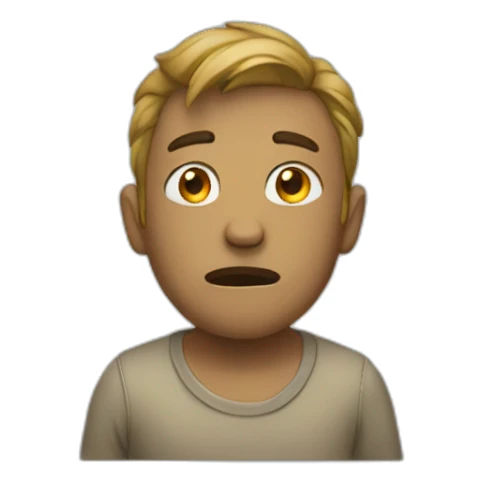 Lost and overwgelmed sticker