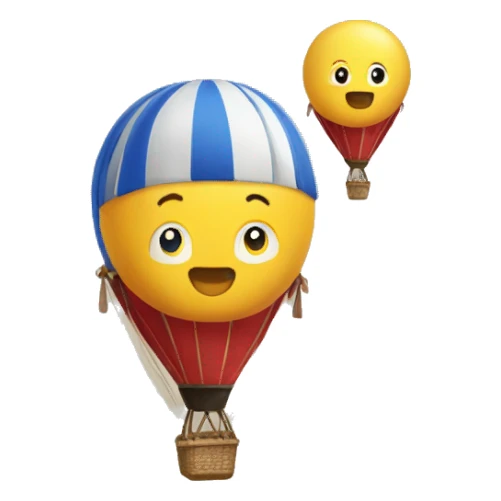 Montgolfière sticker