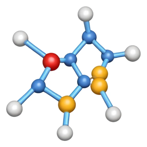 Vitamin E molecular structure chemical formula sticker
