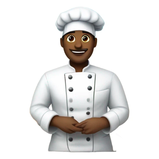 Chef at the beach sticker