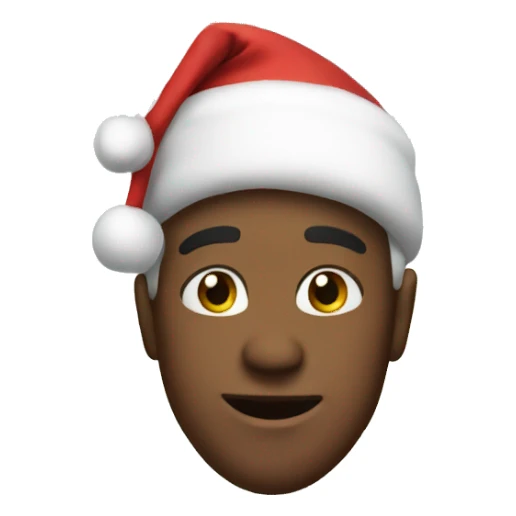 Christmas night sticker