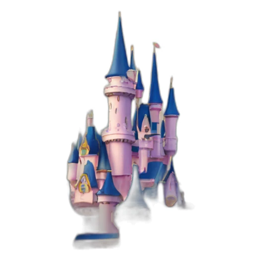 disney park castle sticker