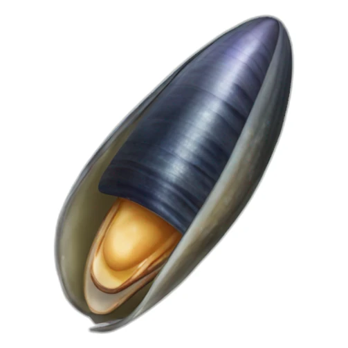 Mussel without shell sticker