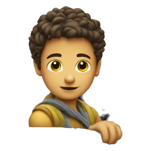 Boy on a car  sticker