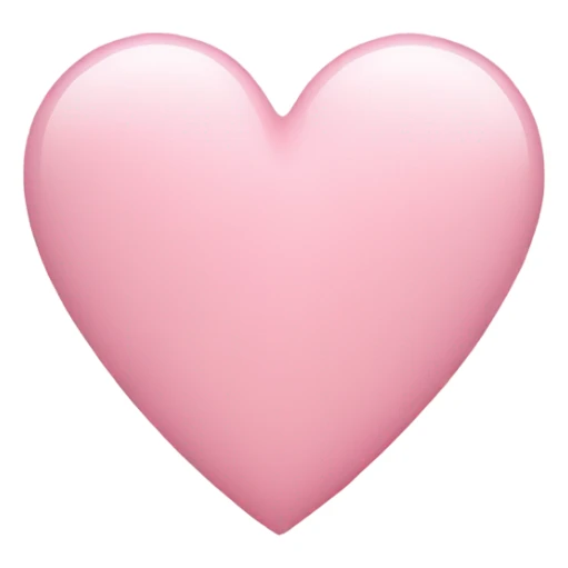 Light pink heart sticker