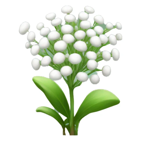 baby’s breath plant sticker