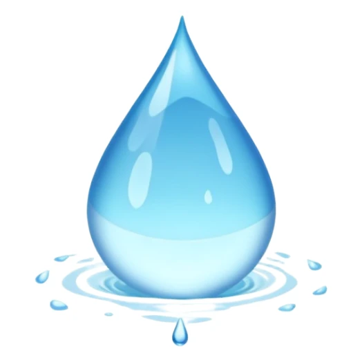 water falling on the ground sticker