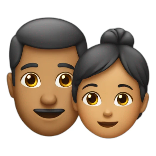 Love maman et papa sticker