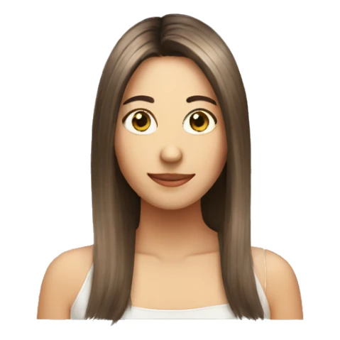 Hair more longer sticker