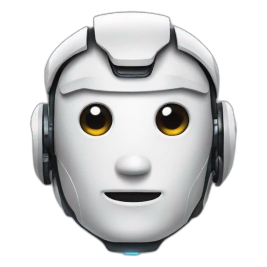Iphone Robot face sticker