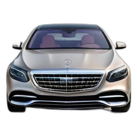 Mercedes maybach 2022 front side view sticker