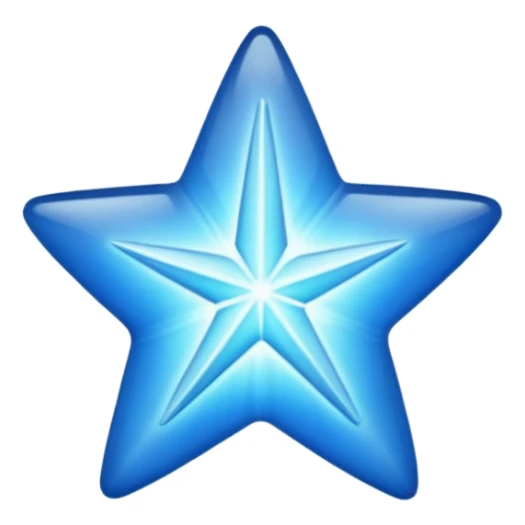 blue star sticker