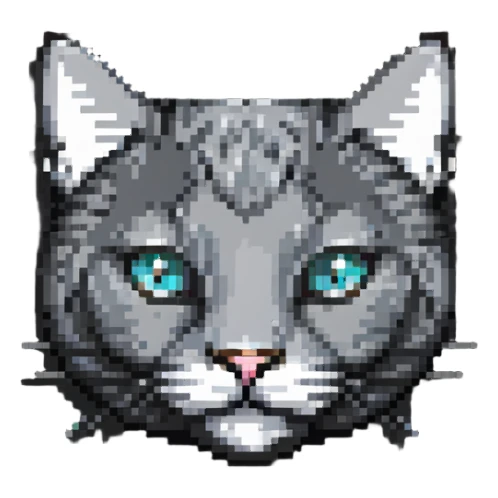 cat face sticker