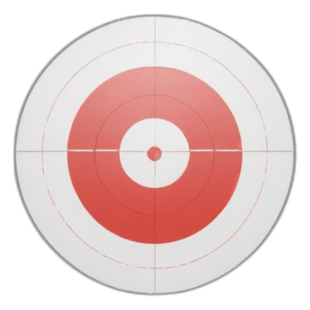 shooter target sticker