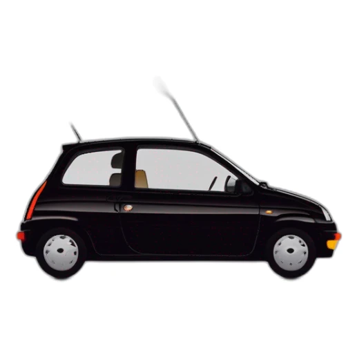 Renault twingo 1993 noir sticker