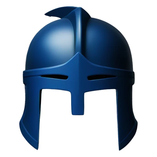 Spartan blue helmet sticker