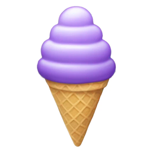 ube ice cream sticker