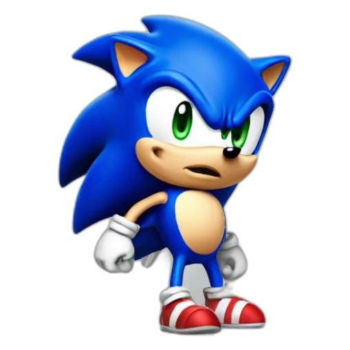 Sonic the hedgehog sticker