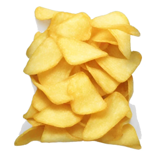 plain bag of chips sticker