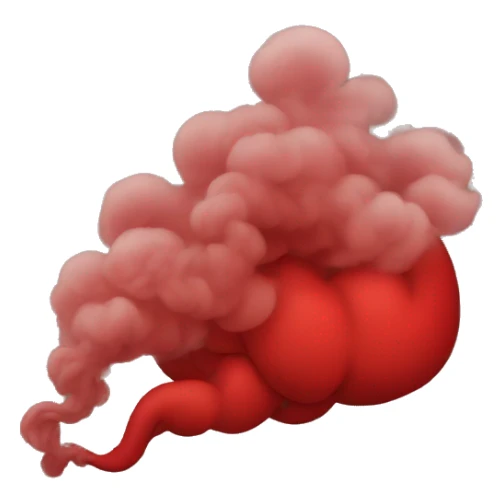 red smoke sticker