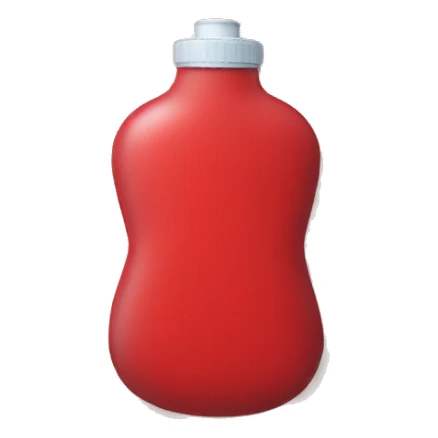 hot water bottle red sticker