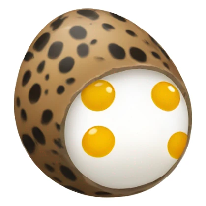 Quail egg sticker